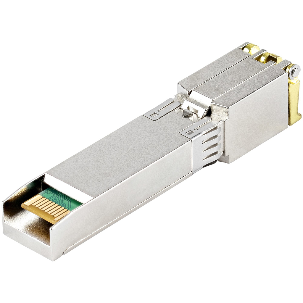 StarTech.com MSA Compliant SFP+ Transceiver Module - 10GBASE-T~MSA Uncoded SFP+ Module - 10GBASE-T - SFP to RJ45 Cat6/Cat5e - 1 - Image 2