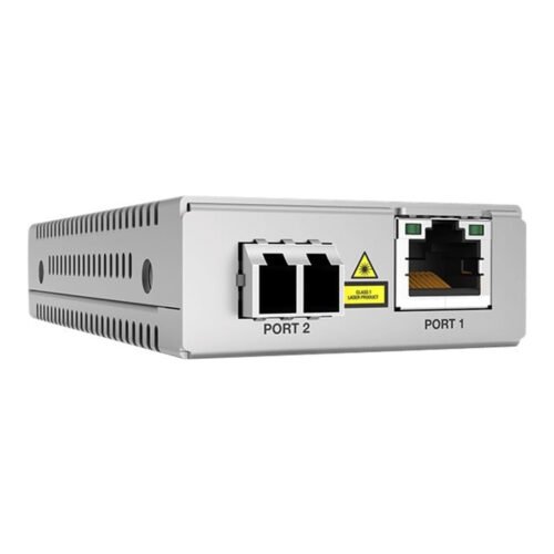 Allied Telesis AT-MMC2000LX/LC-TAA-60 network media converter 1000 Mbit/s 1310 nm Single-mode Grey