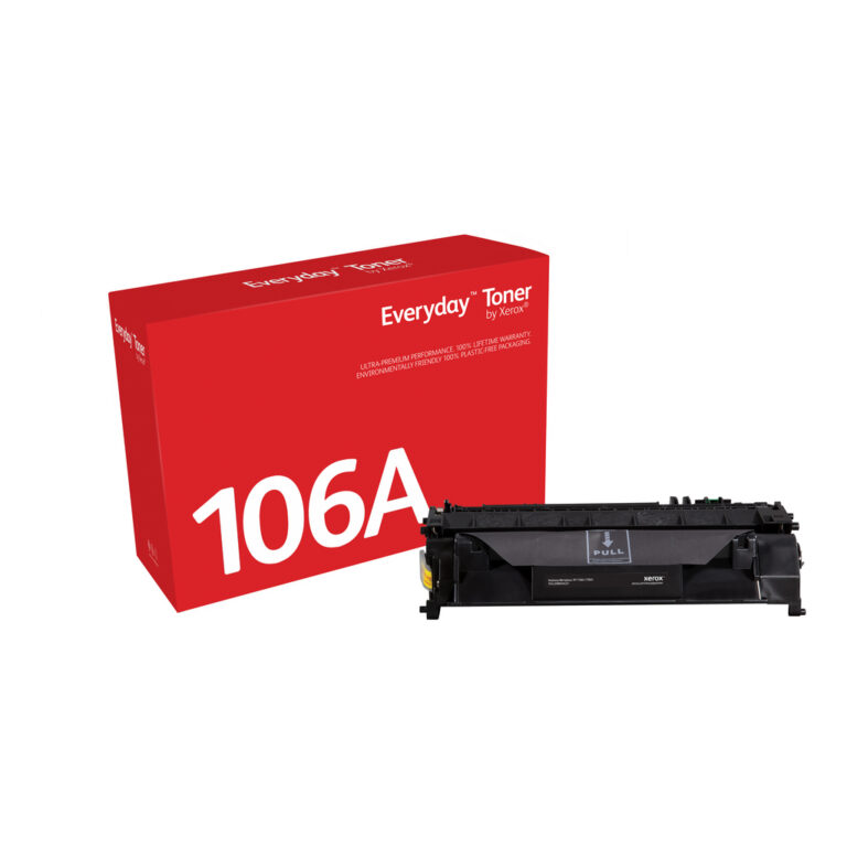 Everyday™ Black Toner by Xerox compatible with HP 106A (W1106A), Standard capacity