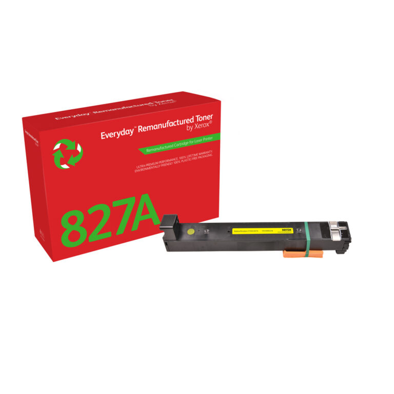 Everyday™ Yellow Remanufactured Toner by Xerox compatible with HP 827A (CF302A), Standard capacity