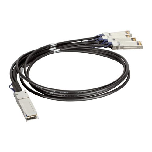 D-Link QSFP+ / 4xSFP+, 1m InfiniBand/fibre optic cable QSFP+ 4 x SFP+ Black - Image 2