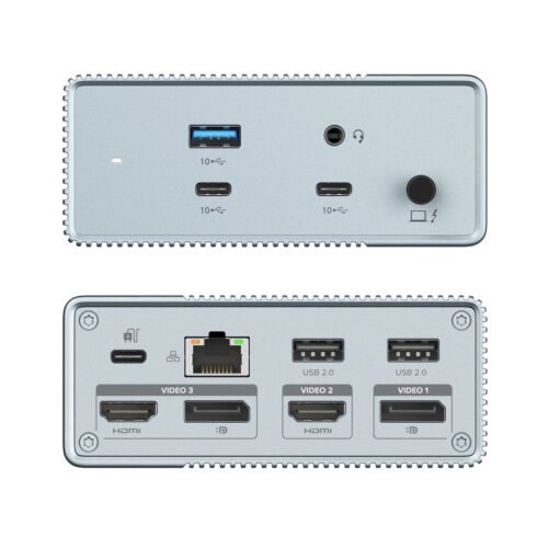 Targus HDG212B-GL laptop dock/port replicator Wired USB 3.2 Gen 1 (3.1 Gen 1) Type-C Grey - Image 3