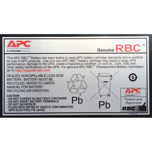 APC Replacement Battery Cartridge #11 Sealed Lead Acid (VRLA) - Image 2