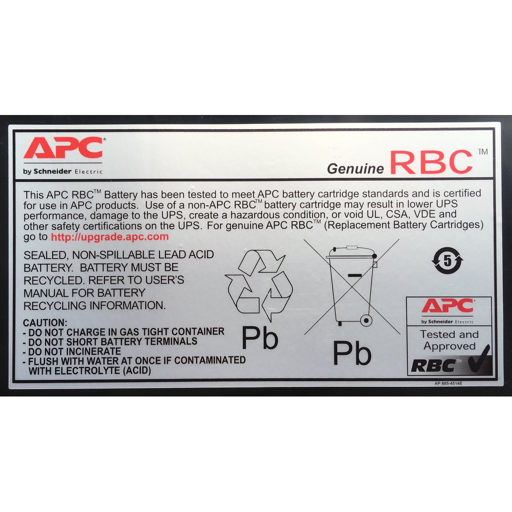 APC Battery Replacement Cartridge RBC12 (OEM) - Image 2