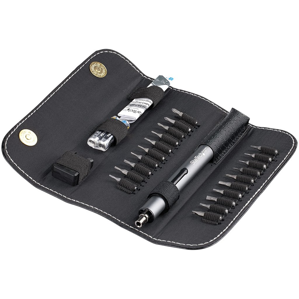 StarTech.com 20-Bit Electric Precision Screwdriver Set - Portable/Mini Battery Powered Bit Driver Kit for Electronic, Laptop, C - Image 8
