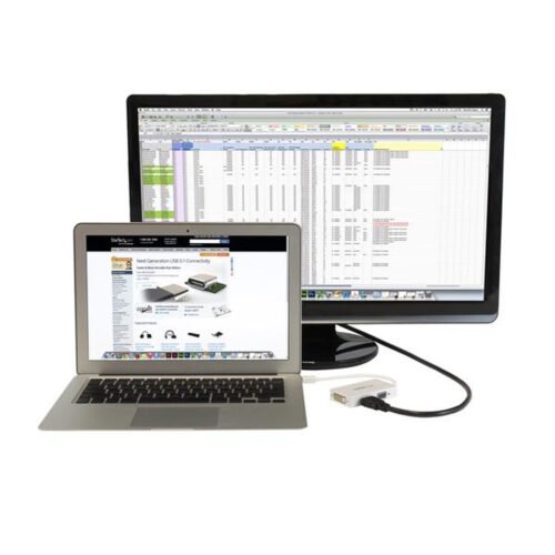 StarTech.com Travel A/V Adapter: 3-in-1 Mini DisplayPort to VGA DVI or HDMI Converter - White - Image 5