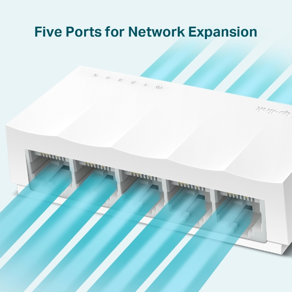 TP-Link LS1005 network switch Unmanaged Fast Ethernet (10/100) White - Image 3