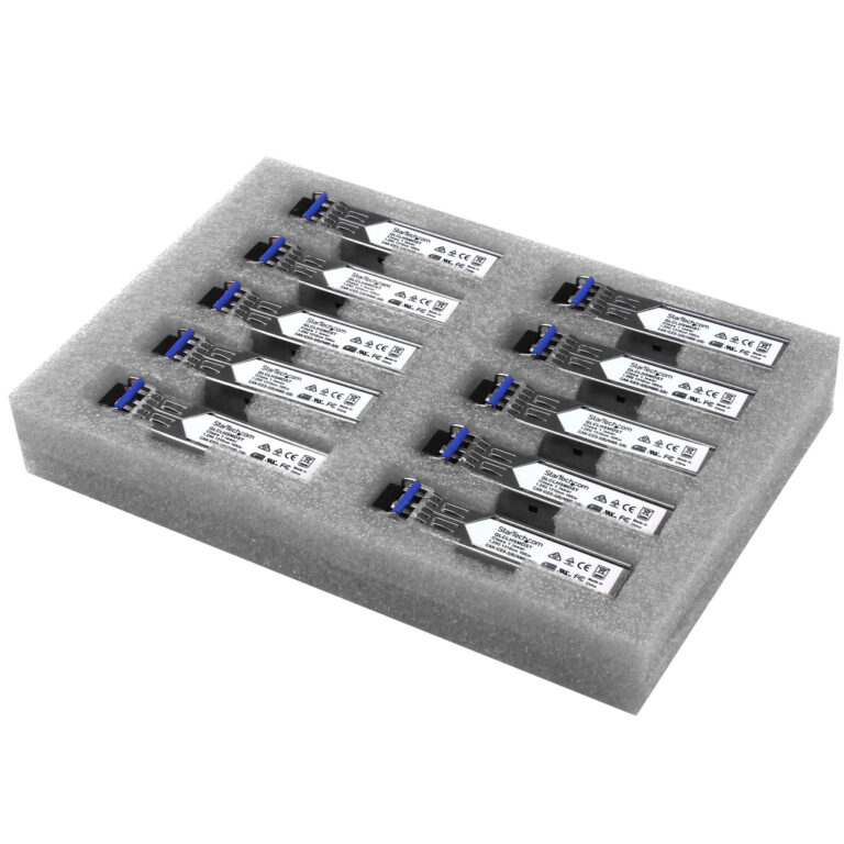 StarTech.com Cisco GLC-LH-SMD Compatible SFP Transceiver Module - 1000BASE-LX/LH - 10 Pack~Cisco GLC-LH-SMD Compatible SFP Modu