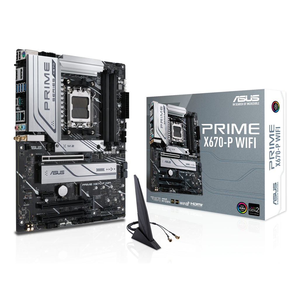 ASUS PRIME X670-P WIFI AMD X670 Socket AM5 ATX