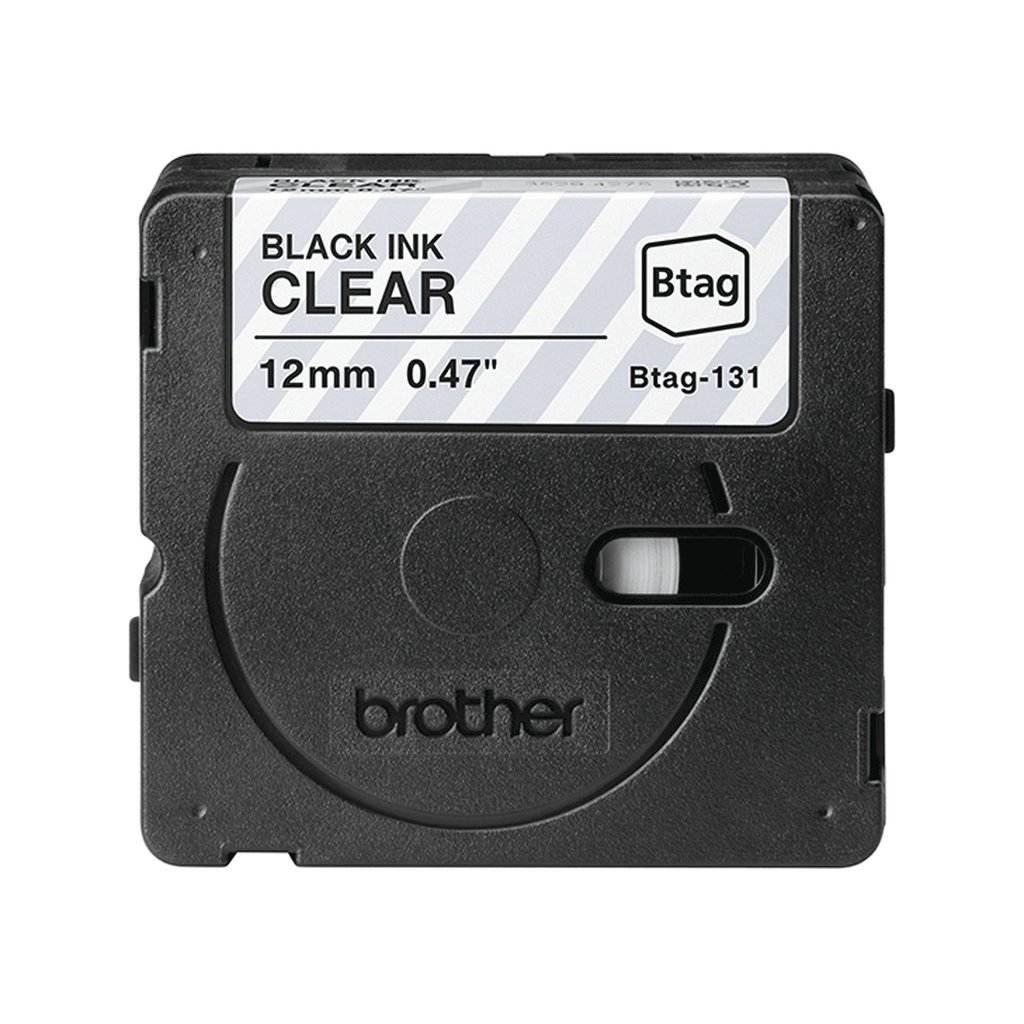 Brother BTAG-131 label-making tape Black on transparent - Image 2