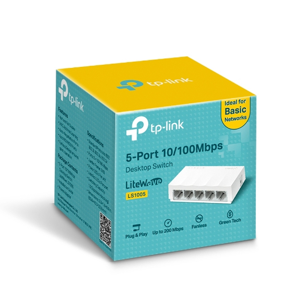 TP-Link LS1005 network switch Unmanaged Fast Ethernet (10/100) White - Image 5