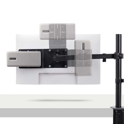 StarTech.com VESA Mounting Bracket for NUC/Thin Clients or Laptop Docking Stations, VESA 75x75/100x100 Compatible Extension Pla - Image 6