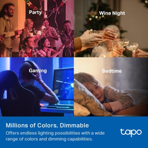 TP-Link Tapo Smart WiFi Light Bulb, Multicolor - Image 6