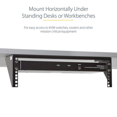 StarTech.com 3U 19” Wall Mount Vertical Rack Bracket, Wall Mount Patch Panel Bracket for Data/AV/IT/Computer Equipment, 3U Ra - Image 11