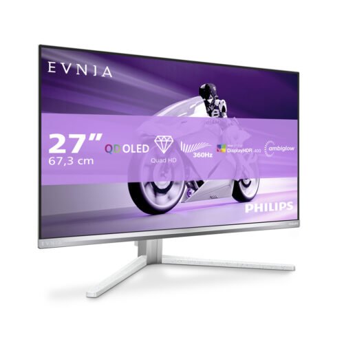 Philips Evnia 8000 27M2N8500/00 computer monitor 67.3 cm (26.5") 2560 x 1440 pixels Quad HD QD-OLED White - Image 15