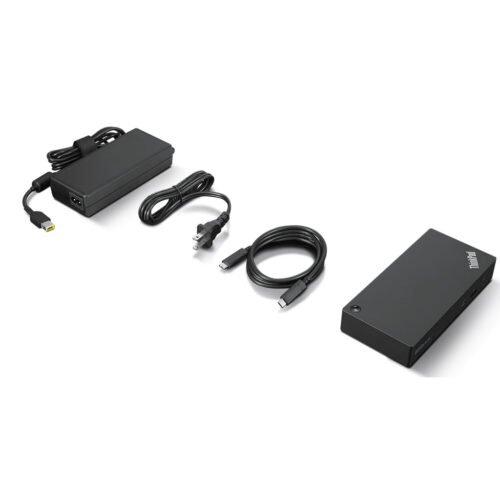 Lenovo 40B20135UK laptop dock/port replicator Wired USB 3.2 Gen 1 (3.1 Gen 1) Type-A + Type-C Black - Image 2