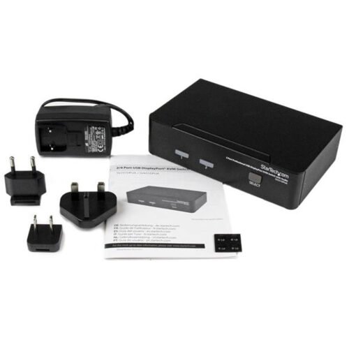 StarTech.com 2 Port Professional USB DisplayPort KVM Switch with Audio - Image 4