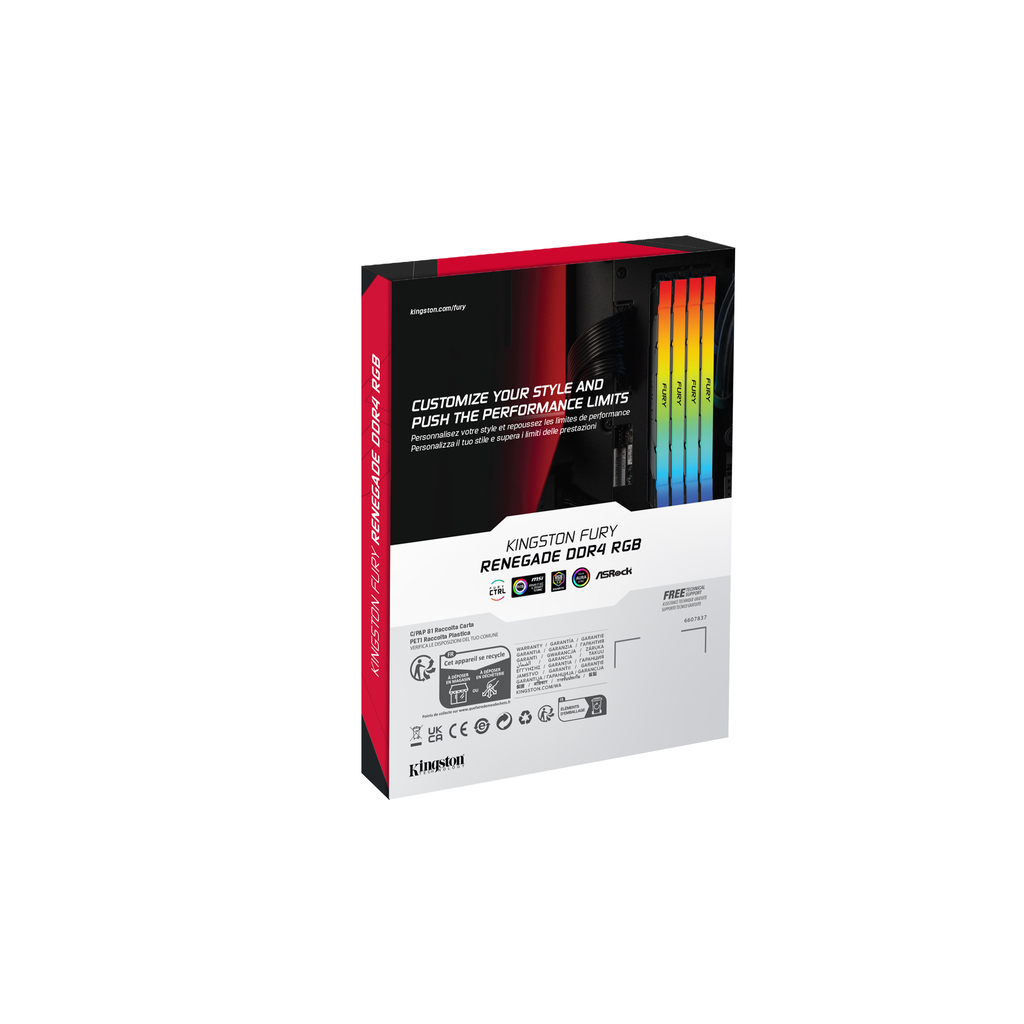 Kingston Technology FURY 64GB 3600MT/s DDR4 CL18 DIMM (Kit of 2) Renegade RGB - Image 6