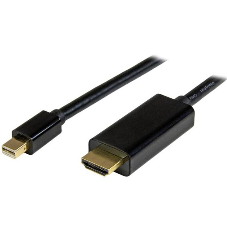 StarTech.com 3ft (1m) Mini DisplayPort to HDMI Cable - 4K 30Hz Video - mDP to HDMI Adapter Cable - Mini DP or Thunderbolt 1/2 M