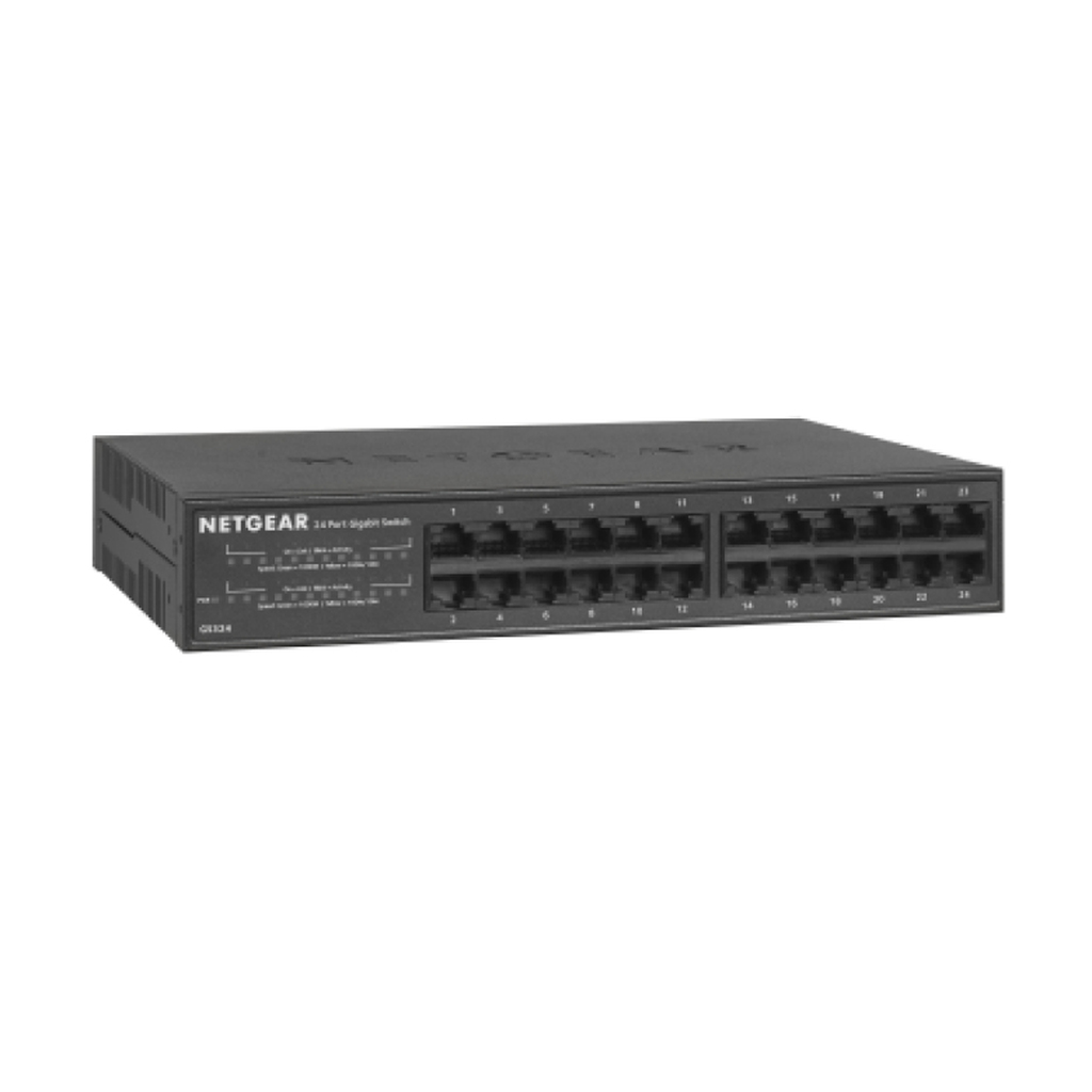 NETGEAR GS324 Unmanaged Gigabit Ethernet (10/100/1000) Black - Image 3