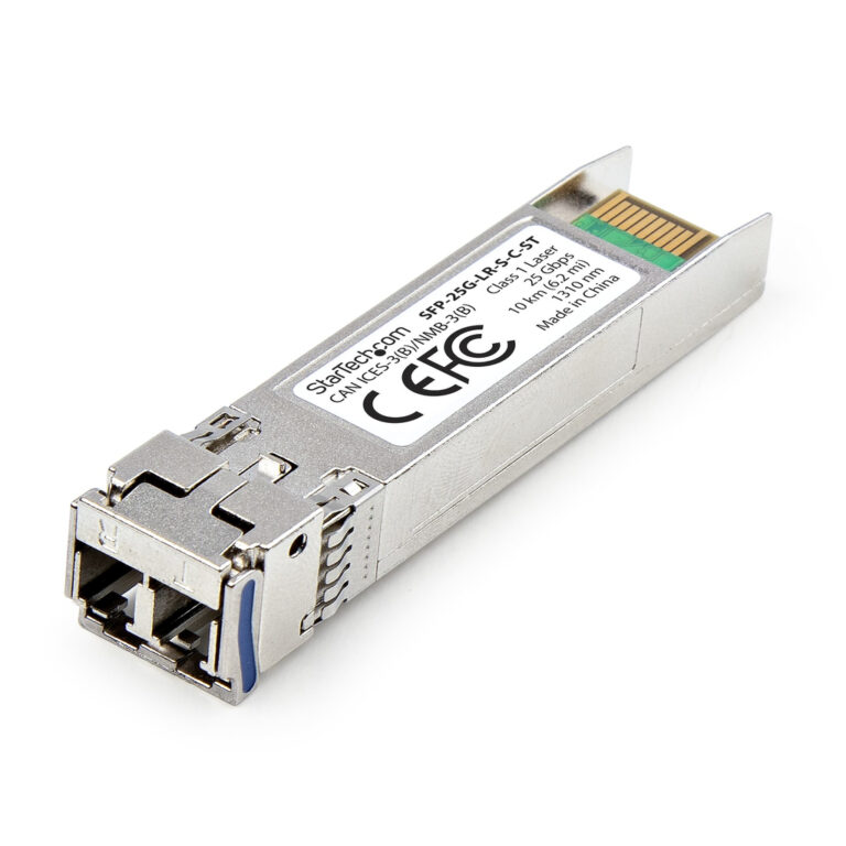 StarTech.com Cisco SFP-25G-LR-S Compatible SFP28 Module, 25Gbps Single Mode Fiber (SMF), 10km (6.2mi), LC Connector, 1310nm, MS