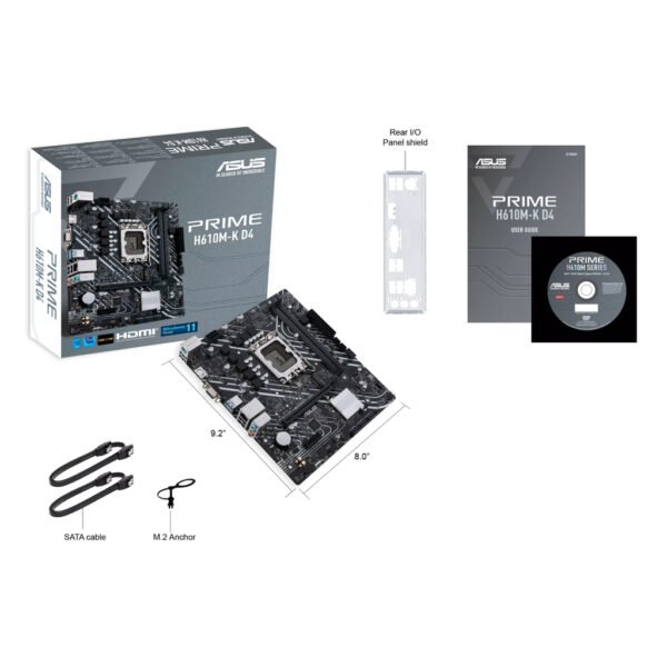 ASUS PRIME H610M-K D4 Intel H610 LGA 1700 micro ATX - Image 8