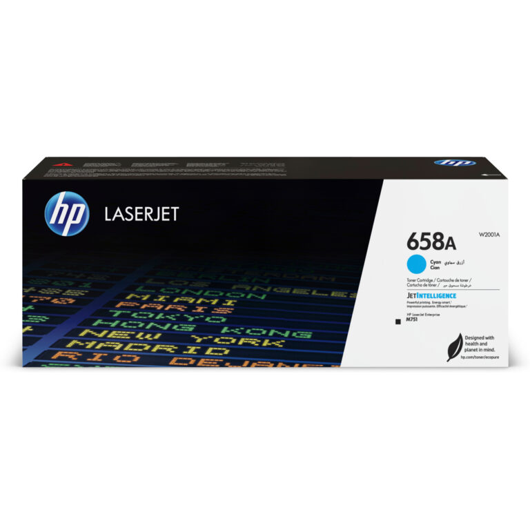 HP 658A Cyan Original LaserJet Toner Cartridge