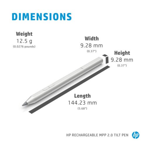 HP Rechargeable MPP 2.0 Tilt Pen (Black) - Image 9