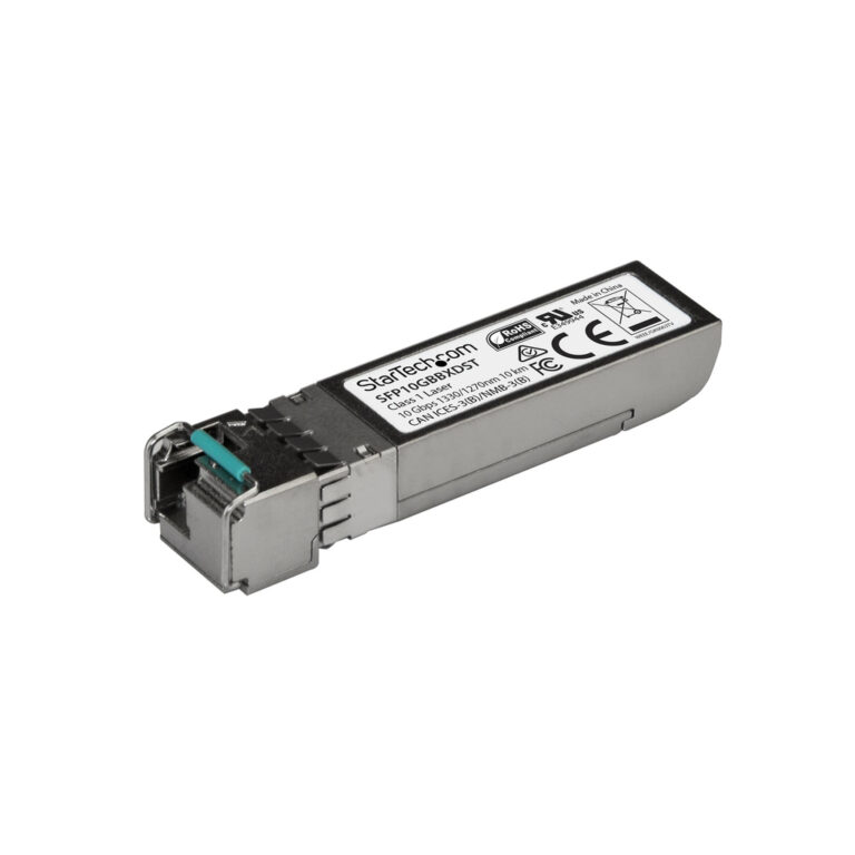 StarTech.com MSA Compliant SFP+ Transceiver Module - 10GBASE-BX~MSA Uncoded SFP+ Transceiver Module - 10GBASE-BX - 10 GbE Gigab