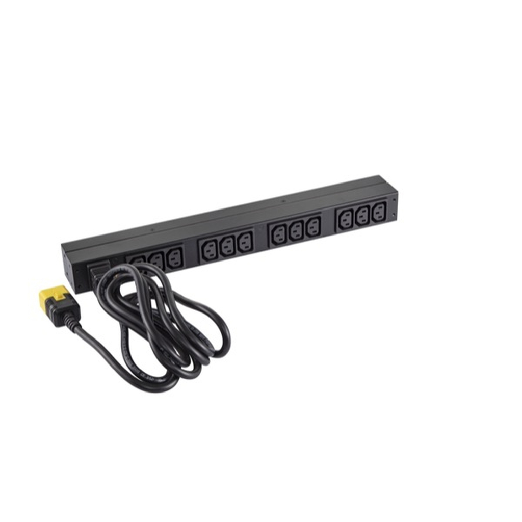 APC NetShelter Basic Rack PDU, 1U, 1PH, 3.7kW 230V 16A or 3.3kW 208V 16A, x12 C13 outlets, C20 cord - Image 5
