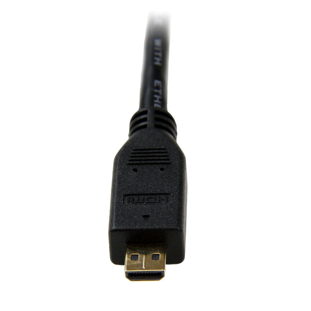 StarTech.com 3m Micro HDMI to HDMI Cable with Ethernet - 4K 30Hz Video - Durable High Speed Micro HDMI Type-D to HDMI 1.4 Adapt - Image 5