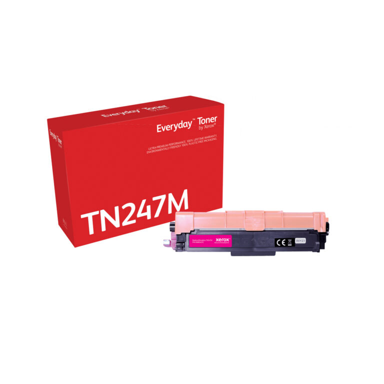 Everyday™ Magenta Toner by Xerox compatible with Brother TN247M, High capacity