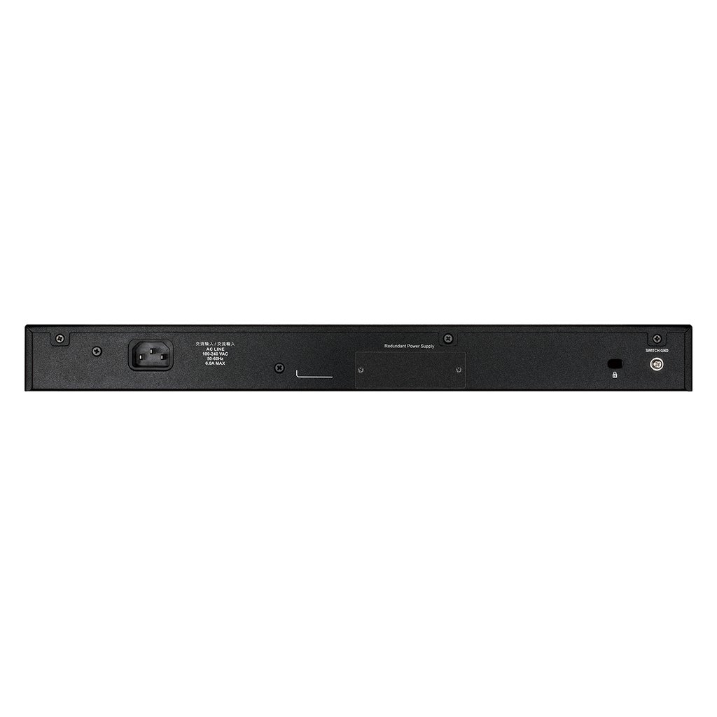 D-Link 24 Port PoE L3 Stackable Managed Gigabit Switch including 4 x 1000BaseT/SFP & 4 x 10GE SFP+ - Image 3