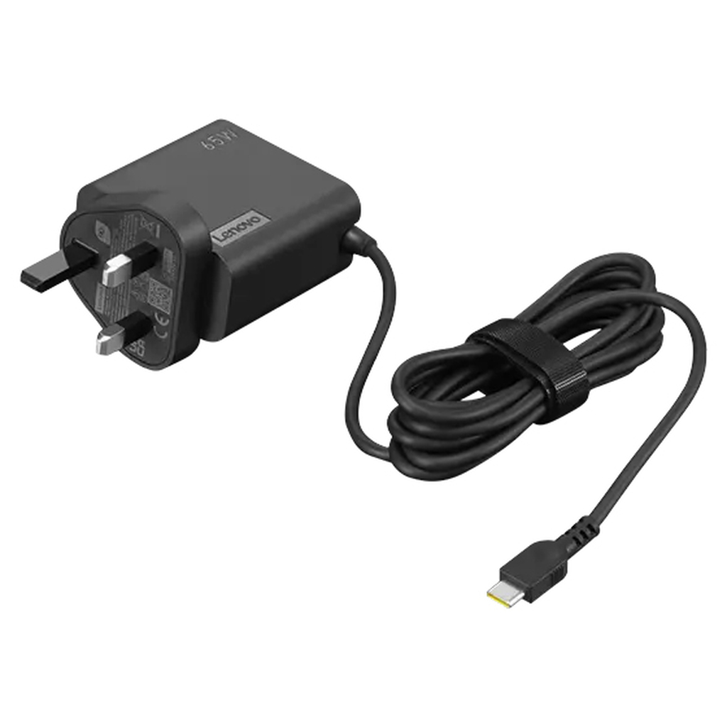 Lenovo 65W USB-C Wall Adapter UK power adapter/inverter Indoor Black - Image 3