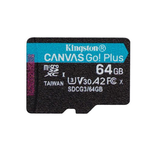 Kingston Technology Canvas Go! Plus 64GB microSDXC Canvas Go Plus 170R A2 U3 V30 Card + ADP - Image 3
