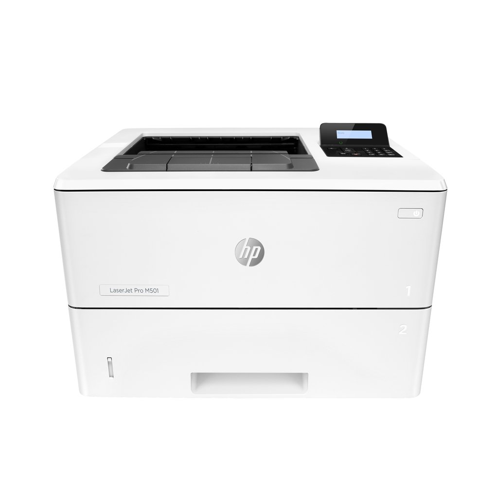 HP LaserJet Pro M501dn Black and white Printer, Ethernet Only; Duplex