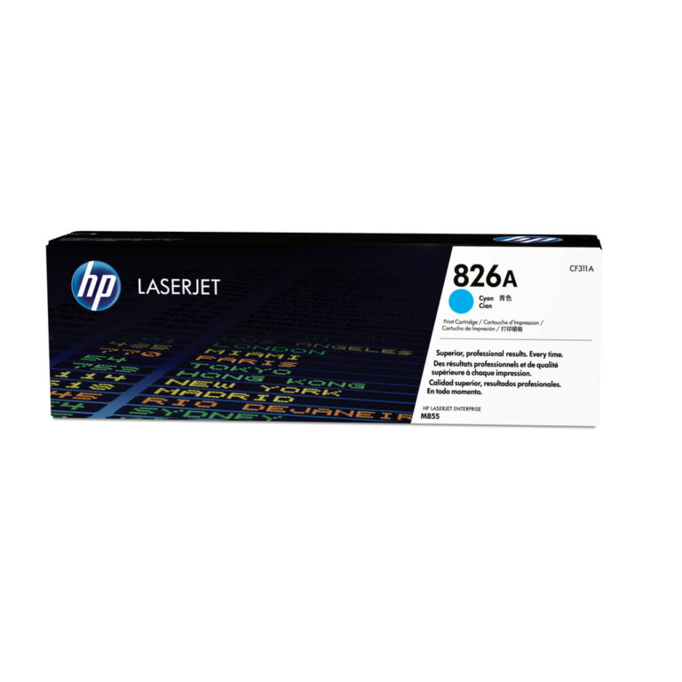 HP 826A Cyan Original LaserJet Toner Cartridge