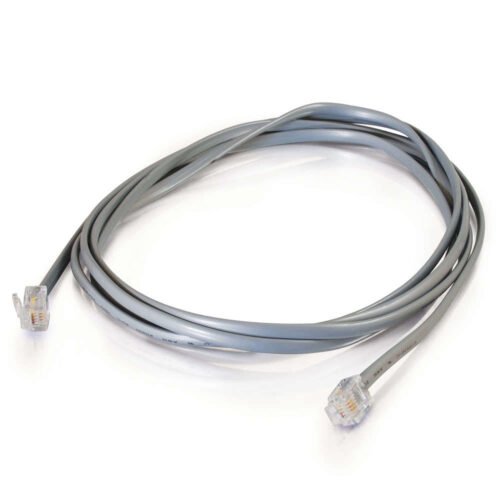 C2G 3m RJ11 6P4C Straight Modular Cable - Image 4