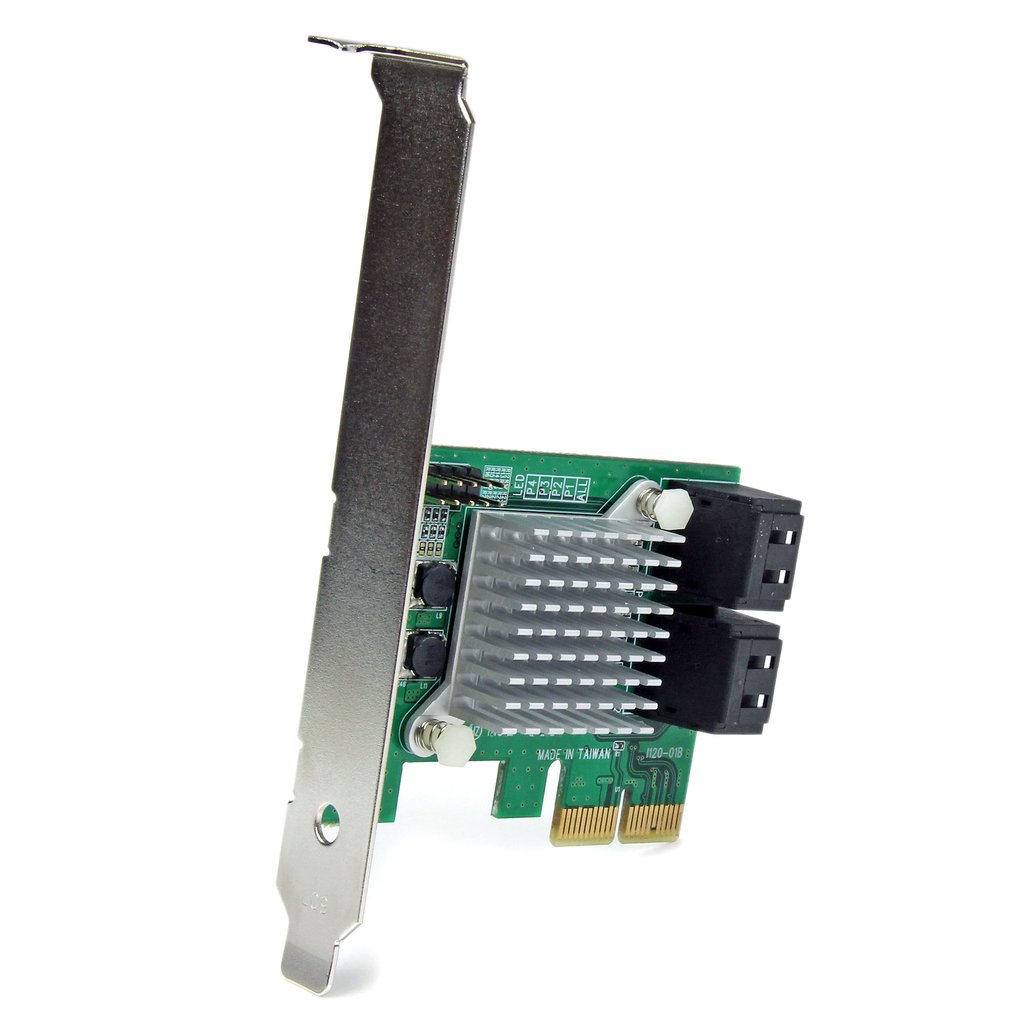 StarTech.com 4 Port PCI Express 2.0 SATA III 6Gbps RAID Controller Card with HyperDuo SSD Tiering - Image 2