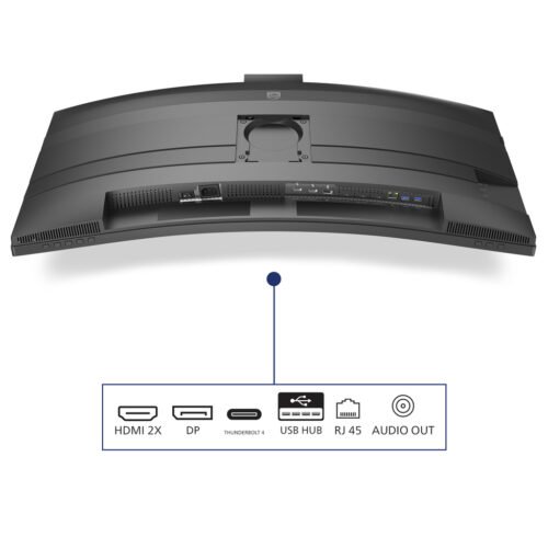 Philips 49B2U6903CH/00 computer monitor 124.5 cm (49") 5120 x 1440 pixels Dual QHD LCD Grey - Image 3