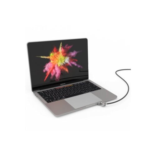 Compulocks Ledge Lock Adapter for MacBook Pro 13" M1 & M2 with Keyed Cable Lock Silver - Image 9