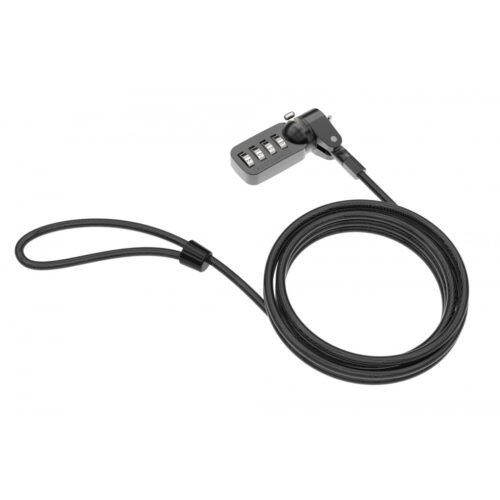 Compulocks T-bar Security Combination Cable Lock Black - Image 3
