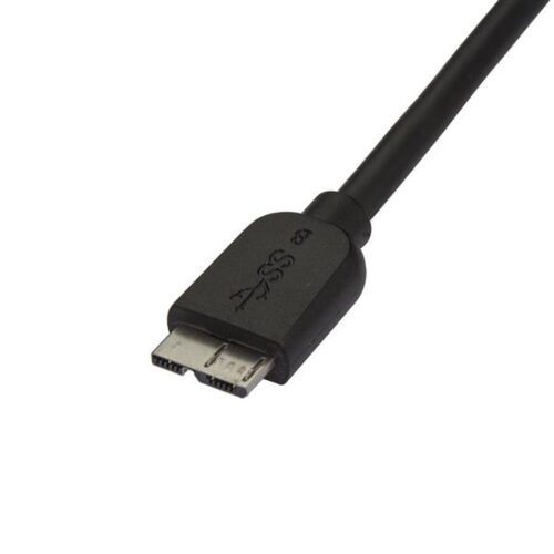 StarTech.com Slim Micro USB 3.0 Cable - M/M - 0.5m (20in) - Image 2