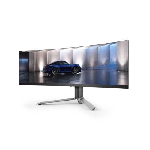 AOC Porsche PD49 LED display 124.5 cm (49") 5120 x 1440 pixels DQHD QD-OLED Black - Image 5
