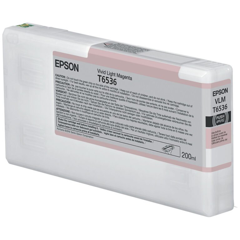 Epson T6536 Vivid Light Magenta Ink Cartridge (200ml)