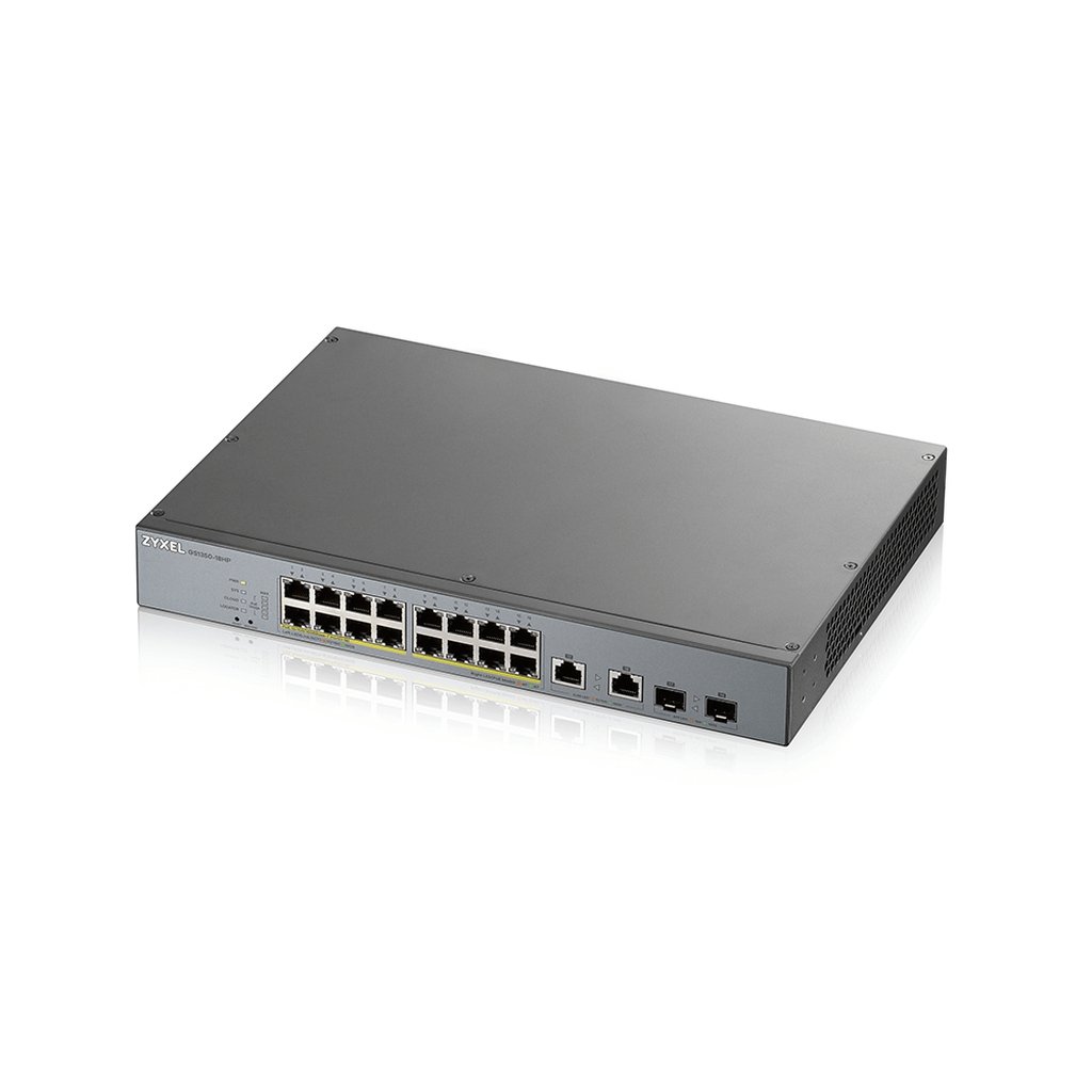 Zyxel GS1350-18HP Managed L2 Gigabit Ethernet (10/100/1000) Power over Ethernet (PoE) Grey - Image 3