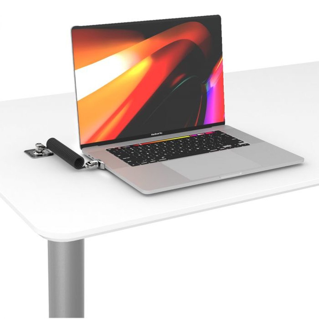 Compulocks Dual Head Coiled T-bar Security Keyed Cable Lock - Image 11