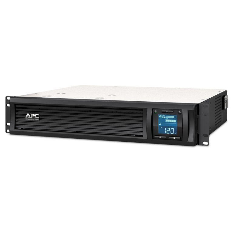 APC Smart-UPS C, Line Interactive, 1000VA, Rackmount 2U, 230V, 4x IEC C13 outlets, SmartConnect port, USB and Serial communicat