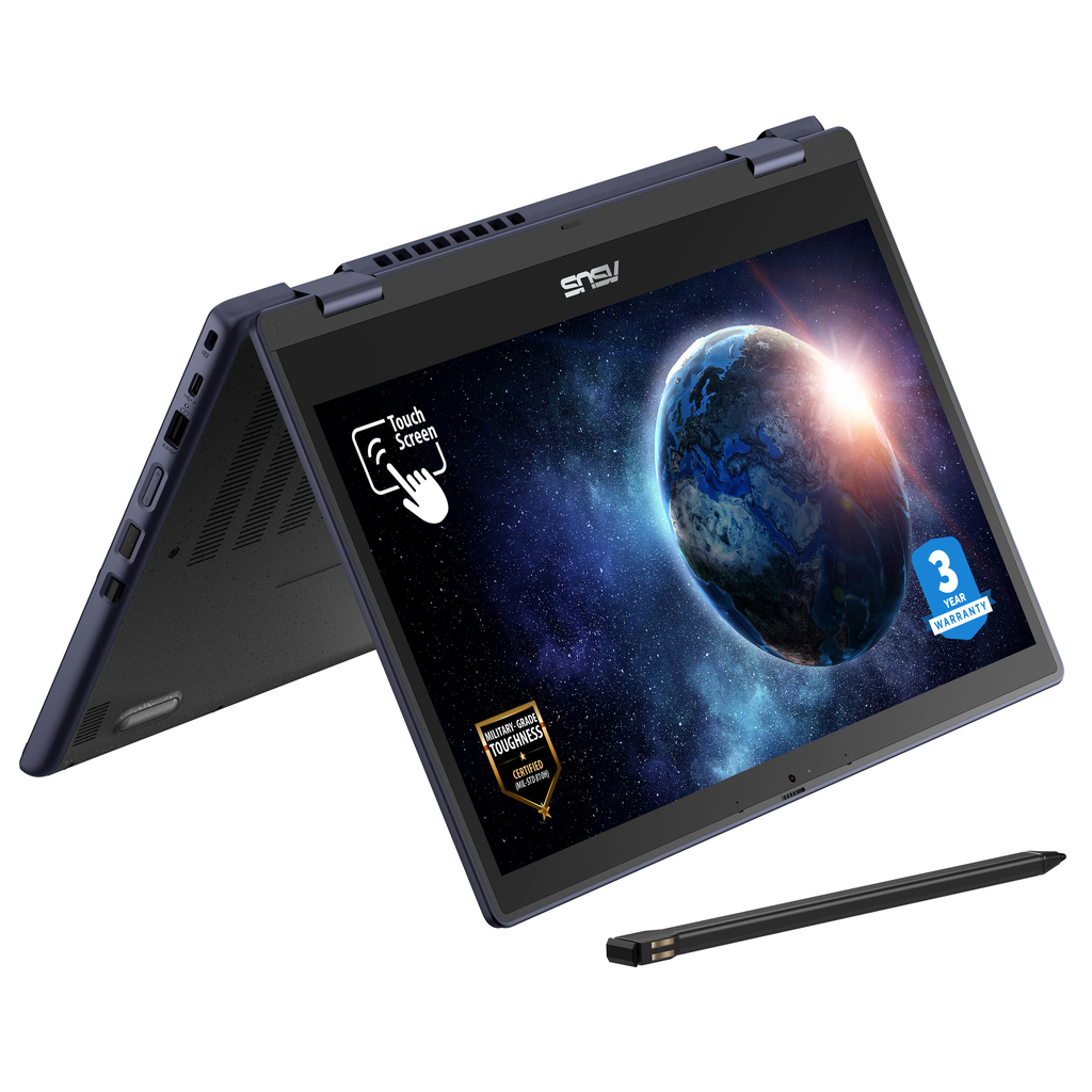 ASUS BR1402F-PS81XA-3Y Intel® N N200 Hybrid (2-in-1) 35.6 cm (14") Touchscreen Full HD 8 GB DDR4-SDRAM 128 GB Flash Wi-Fi - Image 3