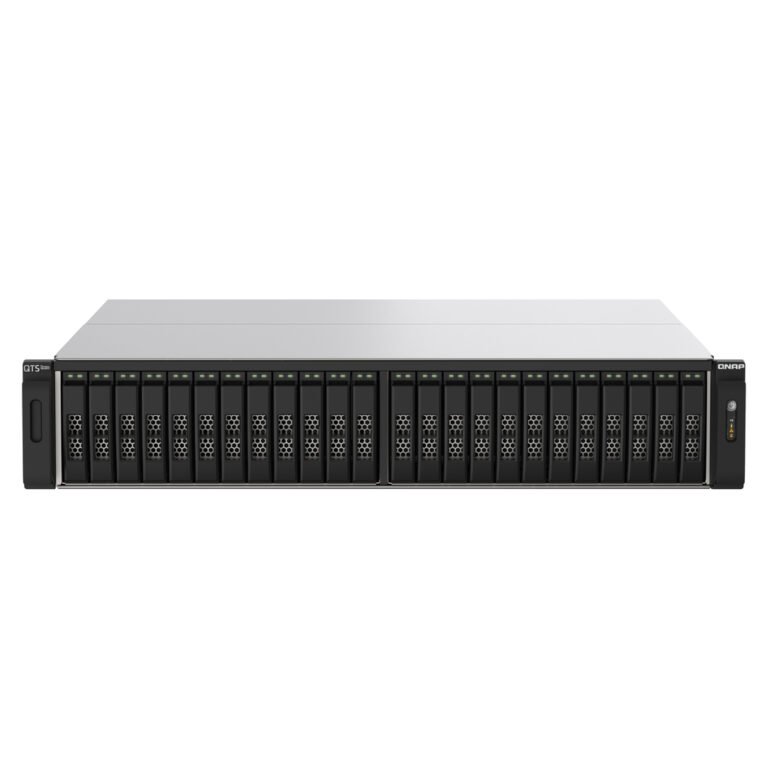 QNAP TS-h2490FU NAS Rack (2U) EPYC 7232P 64 GB DDR4 0 TB QuTS hero Black, Grey